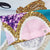 Riyidecor Mermaid Scales Shower Curtain Fishscales Glare Ocean Sea Purple Aqua Teal Princess Decor Fabric Bathroom Set Polyester Waterproof 72x84 Inch 12-Pack Plastic Hooks