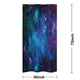 Riyidecor Stall Galaxy Outer Space Nebula Shower Curtain 36Wx72H Inch Universe Planets Magical Fantasy Star Decor Bathroom 7-Pack Plastic Hooks Fabric