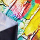 Riyidecor Graffiti Colorful Brick Wall Backdrop Rainbow Hip Hop Painting Fabric Polyester Cloth Photography Background Street Artistic 7Wx5H Feet Decoration Celebration Props Party Photo Shoot