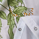 Riyidecor Fabric Green Leaves Shower Curtain for Bathroom Decor 72Wx72H Inch Floral Flower Botanical Decorative Bath Set Plants Herbs Bathroom Accessories Polyester Waterproof 12 Pack Hooks
