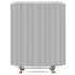Riyidecor Chevron Shower Curtain Geometric Herringbone 72Wx84H Inch Grey Striped Simple Modern Classy Neutral Contemporary 12 Pack Hooks Bathroom Decor Waterproof