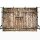 Riyidecor Wooden Barn Doors Fabric Backdrop Rustic Retro Antique Brown Woods Shabby Chic 7Wx5H Feet Farmhouse Photography Backgrounds Photo Shoot Party Birthday Decor Props Photo Shoot
