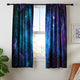 Riyidecor Kids Boys Galaxy Curtains Outer Space Rod Pocket (2 Panels 52 x 63 Inch) Blue Planet Nebula Universe Black Psychedelic Starry Sky Astronomy Living Room Bedroom Window Drapes Treatment Fabric