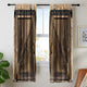 Riyidecor Rustic Wooden Barn Door Curtains for Living Room Decoration Rod Pocket Wood Brown Door Window Curtains Farmhouse Art Printed Bedroom Window Drapes Treatment Fabric (2 Panels 52 x 84 Inch