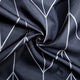 Riyidecor Striped Herringbone Chevron Shower Curtain Panel Dark Grey Geometric Decor Fabric Bathroom Set Polyester Waterproof 60x72 Inch Plastic Hooks 12 Pack