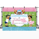 Riyidecor Gender Reveal Backdrop Touchdowns or Tutus Boy Girl Pink Blue Photography Background Newborn Baby Shower Party 7x5ft Decor Props Photo Shoot Banner Vinyl Cloth