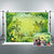 Riyidecor Jungle Safari Backdrop Forest Kids Green Photography Background 7Wx5H Feet Happy Birthday Decoration Celebration Props Party Photo Shoot Floral Baby Shower Dessert Table Vinyl Cloth