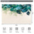 Riyidecor Clawfoot Tub Watercolor Peacock Feather Shower Curtain 180Wx70H Inch Wrap All Around Extra Wide Teal Turquoise Green Leaf Bathroom Decor Fabric Woman Waterproof 32 Pack Metal Hooks