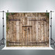Riyidecor Wooden Barn Doors Backdrop Rustic Retro Antique Brown Woods Shabby Chic 10Wx8H Feet Farmhouse Photography Backgrounds Photo Shoot Party Birthday Decor Props Photo Shoot Vinyl