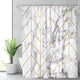 Riyidecor Marble Shower Curtain 72x78 Inch Chevron Herringbone Geometric Abstract Cute Ink Texture Chic Cool Luxurious Neutral Classy Aesthetic 12 Pack Hooks Bathroom Decor Fabric Polyester Waterproof