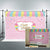 Riyidecor Ice Cream Backdrop Parlor Shop Happy Birthday Cartoon Pink Blue Girl Child Photography Background Party 7x5ft Celebration Props Party Photo Shoot Backdrop Blush Vinyl Cloth