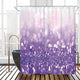 Riyidecor Purple Sparkling Shower Curtain 72Wx72H Inches Bling Shining Sequin (not Glitter) Polka Dot Mermaid Rainbow Fantasy Romantic Abstract Fabric Waterproof Polyester with 12 Pack Plastic Hooks