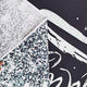 Riyidecor Silver Glitter Happy Birthday Backdrop Black Night Stars Party Photography Background 7Wx5H Feet Decor Props Photo Shoot Banner Vinyl Cloth