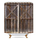 Riyidecor Wooden Barn Door Shower Curtain Panel 72Wx72H Inch Metal Hooks 12 Pack Farmhouse Western Country Wood Rustic Brown Fabric Polyester Waterproof Bathroom Home Decor Set