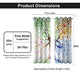 Riyidecor Watercolor Colorful Tree Print Blackout Windows Curtains for Living Room Abstract Nature Forest Scenic Curtains Art Seasons Spring for Bedroom Window Drapes Fabric (2 Panels 52 x 84 Inch)