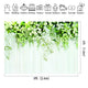 Riyidecor Bridal Floral Wall Backdrop Yarn Wall Photography Background 8Wx6H Feet White and Yellow Flowers and Green Leaves Decoration Wedding Props Party Photo Shoot Backdrop Vinyl Cloth