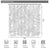 Riyidecor Palm Tree Leaf Shower Curtain Tropical Fern Banana Monstera Leaves White Rainforest Jungle Hawaii Plant Fabric Waterproof Home Bathtub Decor 12 Pack Plastic Hook 72x72 Inch
