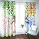 Riyidecor Watercolor Colorful Tree Print Blackout Windows Curtains for Living Room Abstract Nature Forest Scenic Curtains Art Seasons Spring for Bedroom Window Drapes Fabric (2 Panels 52 x 84 Inch)