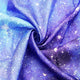 Riyidecor Stall Galaxy Outer Space Nebula Shower Curtain 36Wx72H Inch Universe Planets Magical Fantasy Star Decor Bathroom 7-Pack Plastic Hooks Fabric