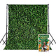 Riyidecor Spring Lawn Backdrop Fabric Polyester Leaves Grass 5Wx7H Feet Green Natural Outside Birthday Banner Photography Background Baby Artistic Newborn Birthday Party Photo Studio Shoot Backdrop