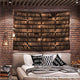 Wowzone Vintage Library Tapestry Bookshelf Wooden 60x80 Inch Study Room Scene Full of Old Books Classic Wall Hanging Art Decor Fabric Home Dorm for Living Room