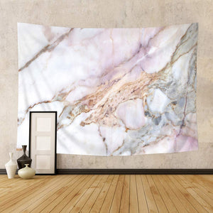 Riyidecor Marble Tapestry Crack 91x71 Inch Stone Textured Extra Big Long Authentic Abstract Nature Elegance Artwork Wall Hanging Decor Home Fabric Dorm Bedroom