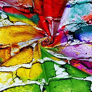 Riyidecor Graffiti Colorful Brick Wall Backdrop Rainbow Hip Hop Painting Fabric Polyester Cloth Photography Background Street Artistic 7Wx5H Feet Decoration Celebration Props Party Photo Shoot