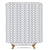 Riyidecor Chevron Shower Curtain White Navy Geometric Herringbone 72Wx72H Inch Striped Simple Modern Classy Neutral Contemporary 12 Pack Hooks Decor Fabric Bathroom Set Polyester Waterproof