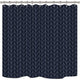 Riyidecor Striped Herringbone Chevron Shower Curtain Panel Dark Grey Geometric Decor Fabric Bathroom Set Polyester Waterproof 72x84 Inch Plastic Hooks 12 Pack
