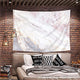Riyidecor Pink White Gray Marble Fabric Tapestry Wall Hanging 60Hx80W Inch Abstract Luxury Nature Stone Textured Crack for Men Women Modern Elegance Home Dorm Decor Bedroom Living Room
