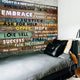 Riyidecor Quotes Inspirational Tapestry Motivational Funny Wooden Striped Letter 51x59 Inches Rustic Positive Saying Farmhouse Art Hanging Bedroom Living Room Dorm Wall Blankets Home Decor Fabric