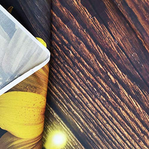 Riyidecor Sunflowers Wooden Backdrop Rustic Kids Light Brown Yellow Country Spring Flowers Photography Background 7x5 Feet Decoration Celebration Props Party Photo Shoot Backdrop Vinyl Cloth