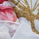 Riyidecor Fairy Princess Backdrop 7x5 Feet Gold Floral Butterflies Girl Baby Shower Tea Time Party Birthday Cake Table Background Studio Photography Props Photo Shoot Vinyl Cloth