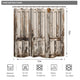 Rustic-Shower-Curtain-Barn-Door-Wooden-Vintage-Wood-Farmhous