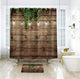 Rustic-Shower-Curtain-Wood-Bran-Door-Wooden