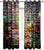 Corovy Colorful Brick Blackout Curtains (2 Panels Each 52 x 63 Inch)